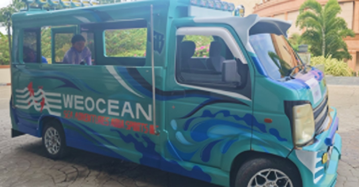 WeOcean pickup van